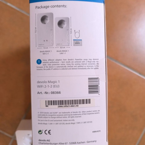 Devolo Magic 1 WiFi kit like new