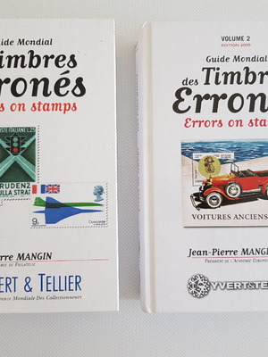 Mangin Guide Mondale Des Timbres Errones 2 volumes used
