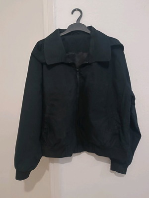 Men's jacket used, black, size 54