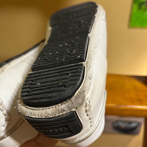 Gucci women's shoes used, white, size 38, genuine leather