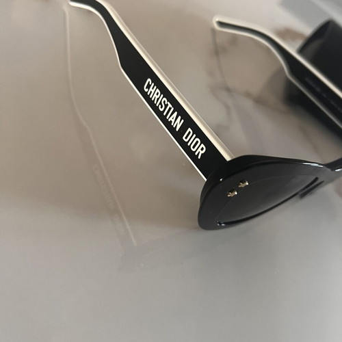 Dior PacificB3U40163 butterfly sunglasses, black with gold stars