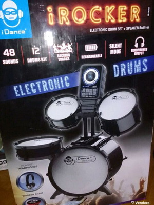 Electronic drums σαν καινούργιο με ενσωματωμένο ηχείο και 12 drum sets