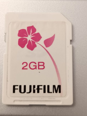 Fujifilm SD card 2GB
