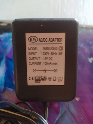 12V AC/DC adapter model 355D120010