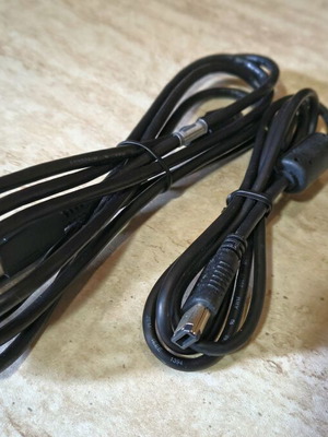 Καλώδια Firewire 400 καινούργια, 2μ και 1μ, 6pin σε 4pin και 6pin