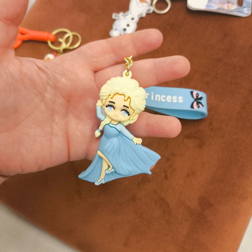 Frozen Disney Elsa Anna Olaf keychain set new with tags