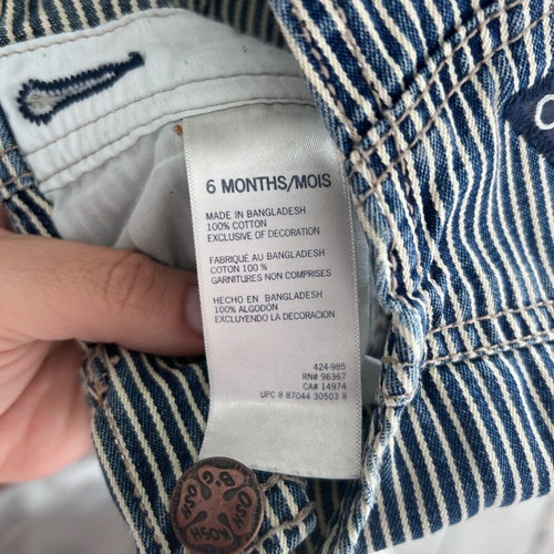 Osh kosh overalls for baby boy like new 3-6 months