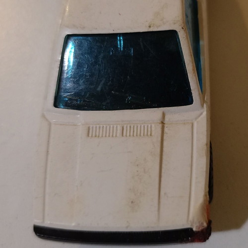Joy - Toy No 7 car used, vintage, plastic, white, small