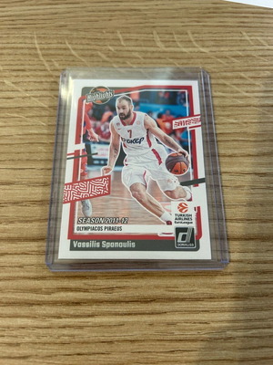 Κάρτα Βασίλης Σπανουλης Ολυμπιακός 2011-12 EuroLeague Panini 2023-24