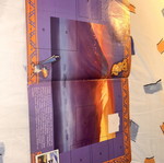 The Lion King Panini album used with 62 stickers