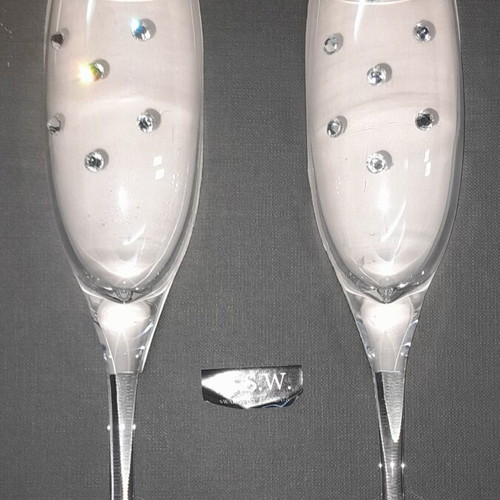 Crystal Wedding Glasses new for ceremony