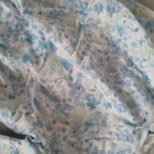 Long maxi dress Primark with floral print, used, size XXL 44