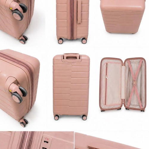 Large suitcase used 32kg pink
