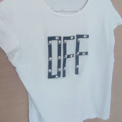 Zara T-shirt used, size M, white, set of 2