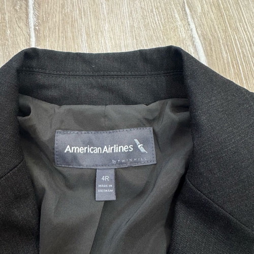 American Airlines Twinhill wool blazer new, size S, black