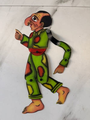 Karagiozis Handmade Professional Shadow Theatre Figure new