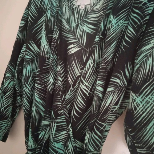 Achilleas Accessories long airy wrap dress like new, black green