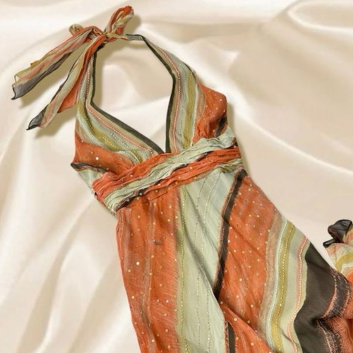 BCBG Maxazria No12 dress 100% silk like new, multicolor