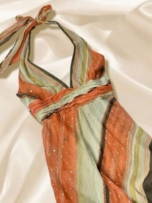 BCBG Maxazria No12 dress 100% silk like new, multicolor