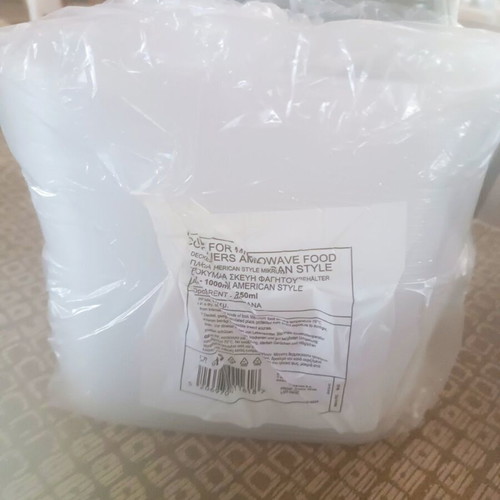 Professional disposable microwave-safe food containers pack