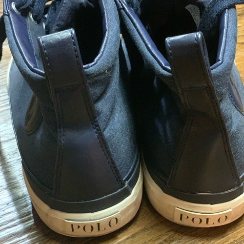 Polo Ralph Lauren Clarke SK-VLC Navy Heather Rip Stop used sneakers size 46