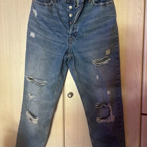 H&M women's jeans used, blue, size M