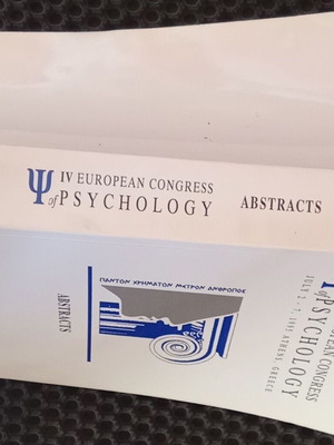 IV European Congress of Psychology βιβλίο μεταχειρισμένο, αγγλικά, 1995