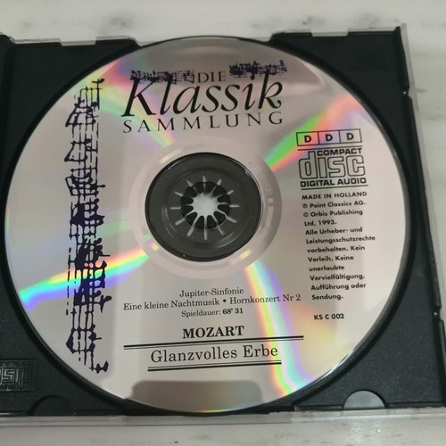 The Classical Collection Mozart orchestral legends CD like new, classical