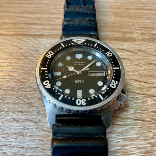 Orient Vintage Professional Diver 42mm used, black