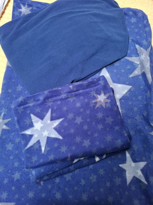 Bed sheet set with elastic and duvet cover like new
