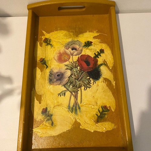 Hand-painted tray