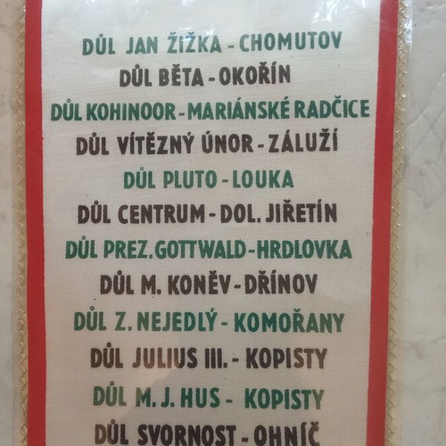 Λάβαρα Τσεχοσλοβακίας μεταχειρισμένα, διάφορα, σιδηροδρομικά
