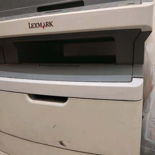 Lexmark X364dn laser printer used, with paper jam issue
