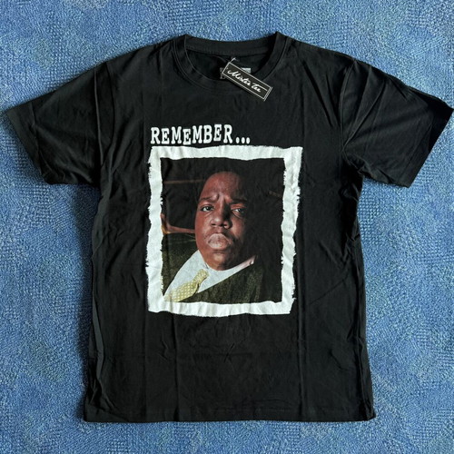 Mister Tee Notorious BIG Remember T-shirt, black, size M