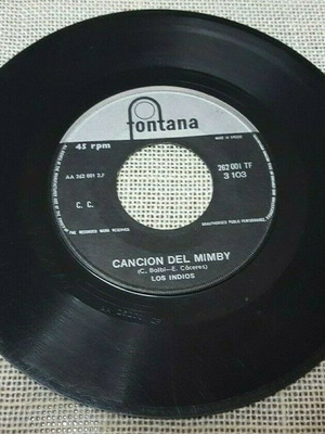 Los Indios Historia De Un Amor 7' used, Latin