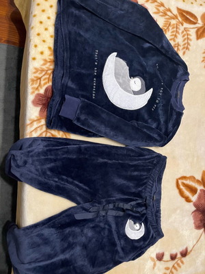 Oysho pajamas used with penguin and moon, size Medium