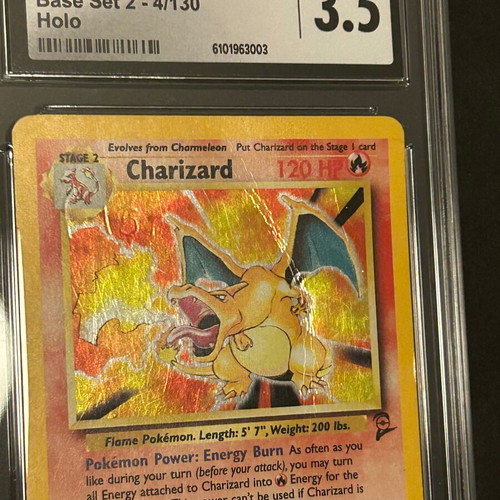 Charizard Base Set 2 card used, CGC -  325,00 - Vendora.cy