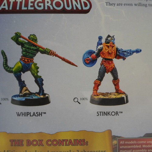 MOTU Battleground Evil Warriors Faction Wave 3 sealed set with minis and cards new