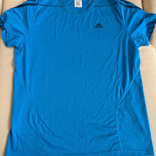 Adidas shirt blue size L like new sample
