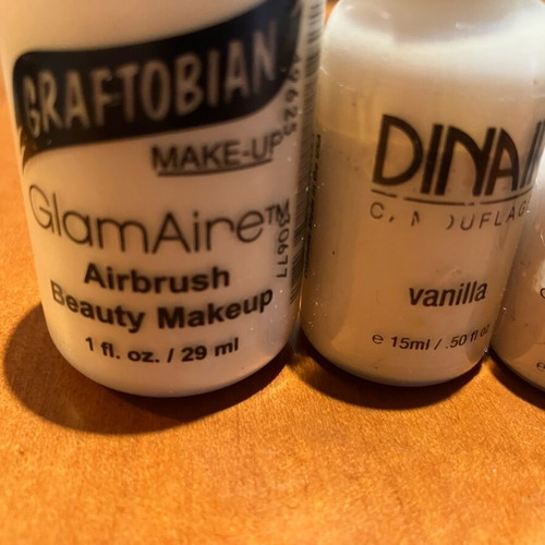 Dinair Airbrush for Makeup used, Beauty Basic Kit Light