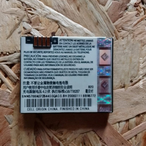 Motorola BC60 battery used, compatible with multiple models