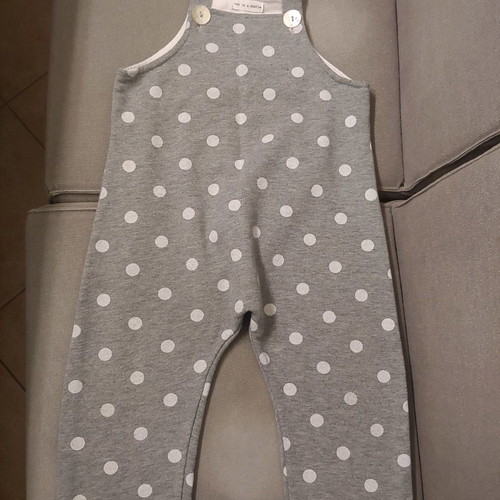 Two in a Castle overall romper for girl 18-24 months like new