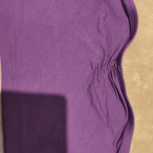 Strapless crop top purple, like new, size S