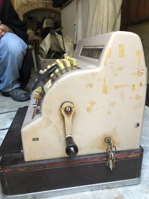 Vintage electric cash register