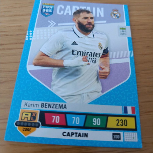Fifa 365 football card Benzema captain season 2022-2023 like new