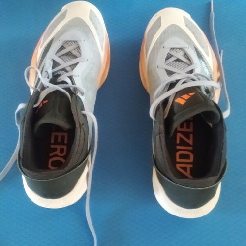 Adidas athletic shoes like new, gray, size 42.5