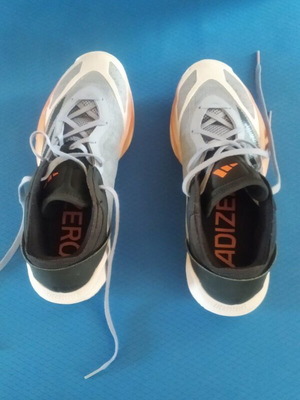Adidas athletic shoes like new, gray, size 42.5