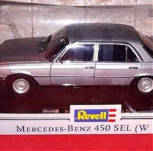 *RARE* MERCEDES BENZ 450 SEL (W11) / REVELL / 1:18 - Astral Silver / DIECAST 