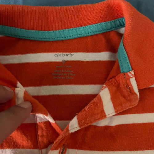 Carter`s baby romper for boy 9 months like new