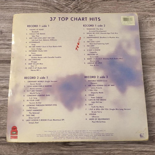 Now That's What I Call Music! 24 vinyl records used, 2 discs